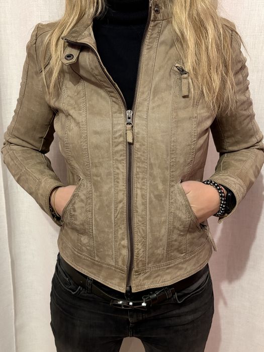 Яке Only естествена кожа