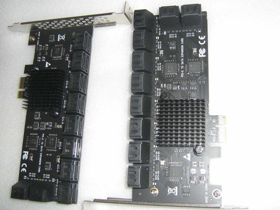 Placi ADAPTOARE PCIe X1 cu 20 de porturi SATA SATA 3.0