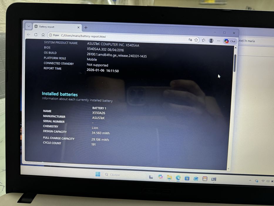 Laptop ASUS I3 15,6”