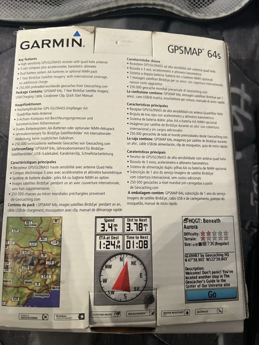 GPS Garmin 64s топ девайс