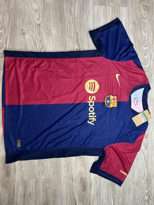 Tricou Nike FC Barcelona Home 2024/25 cu etichetă