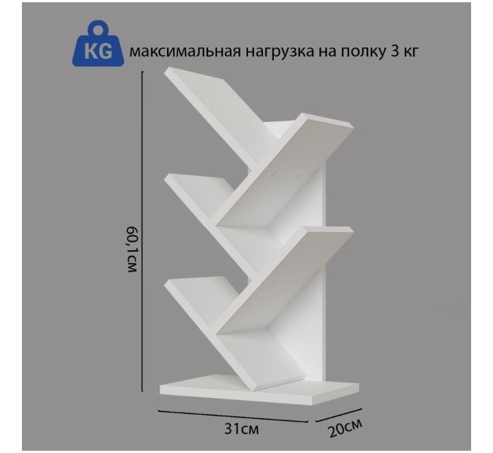 Модные книжные полки новые