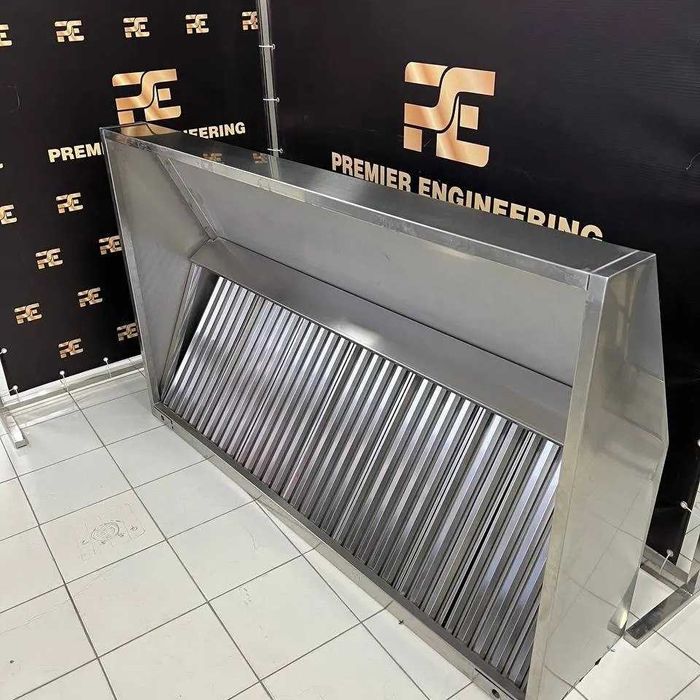 Зонт квадратный промышленный нержавейка. Продажа вытяжных зонтов