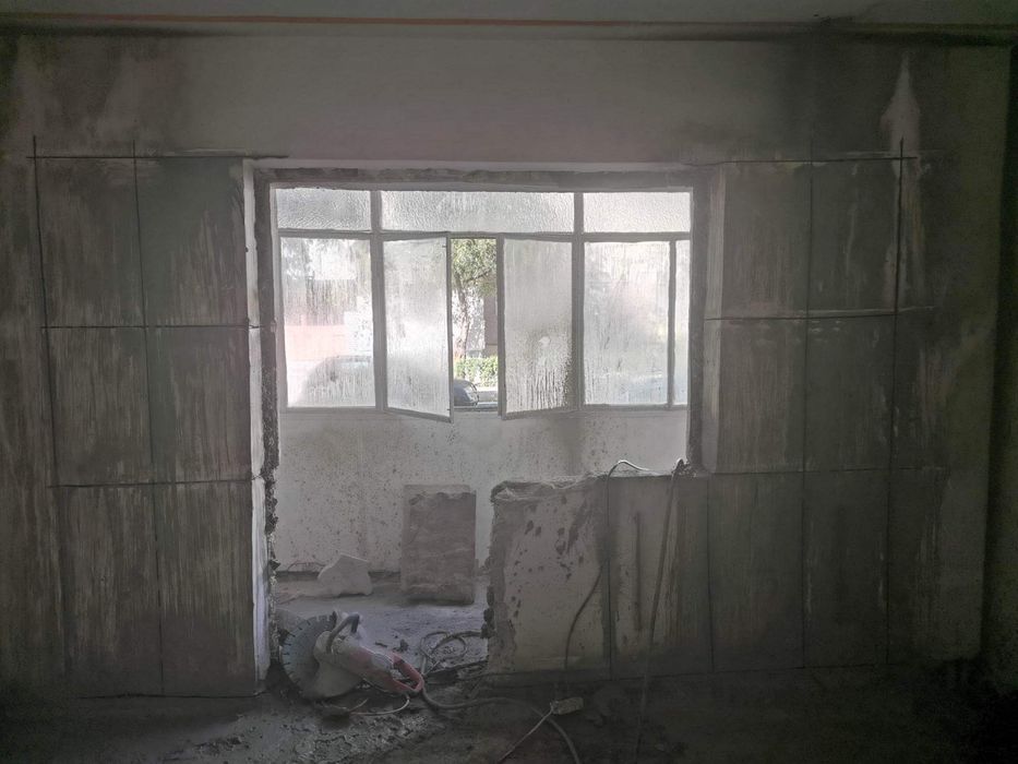 Tăiere beton trasee electrice/sanitare