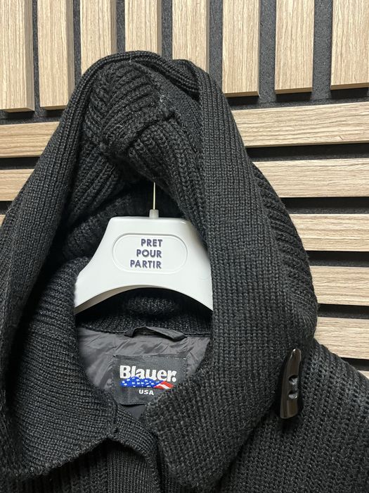 BLAUER : Wool Down - Дамско хибридно яке с вълна и пух размер S / Оригинал