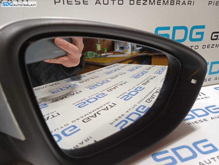 Oglinda Dreapta Electrica FARA Pliere Rabatare cu Lumina Ambientala VW Passat B7 2010 - 2015 Culoare LA7W [M3833]