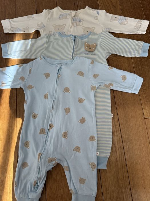 Комплект ромпъри и бодита Next 6-9м