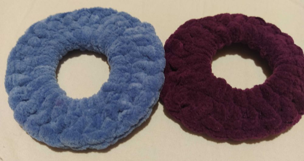 Скрънчита (ластици) за коса - 6 броя