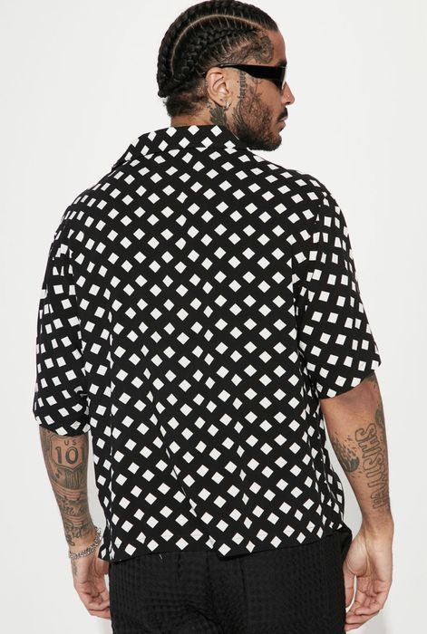 Рубашка с коротким рукавом oversized