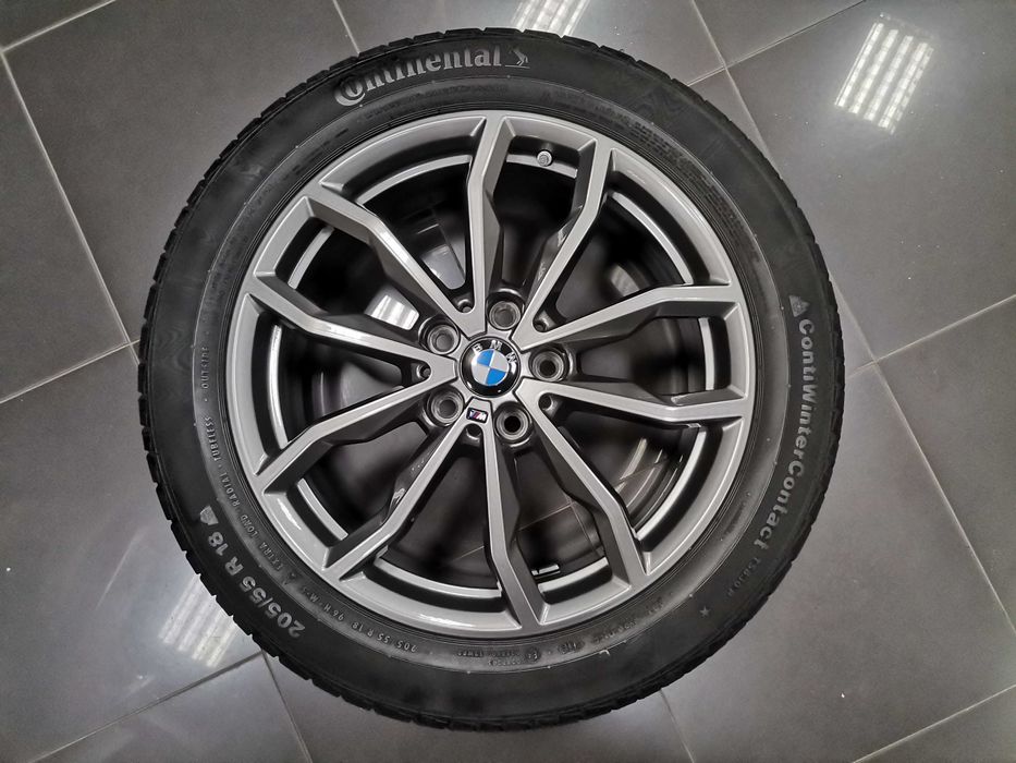 18” Зимен К-т BMW Джанти Style 711 M Гуми Датчик X1 F48 U11 U12 X2 F39