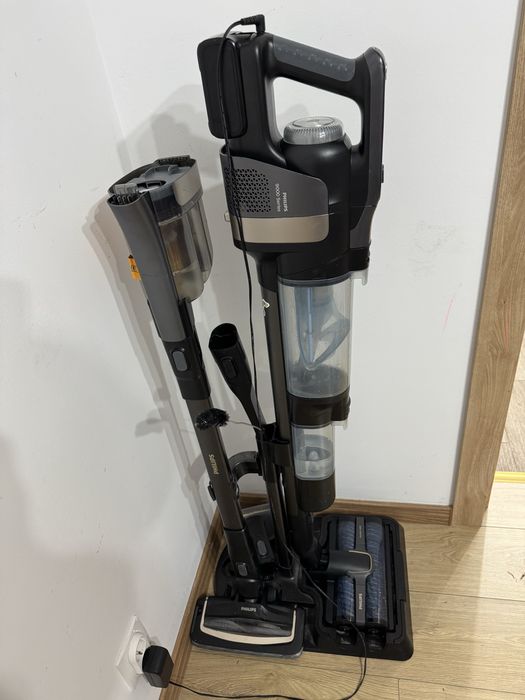 Aspirator fara fir curatare umeda/uscata Philips Aqua Trio, Seria 9000