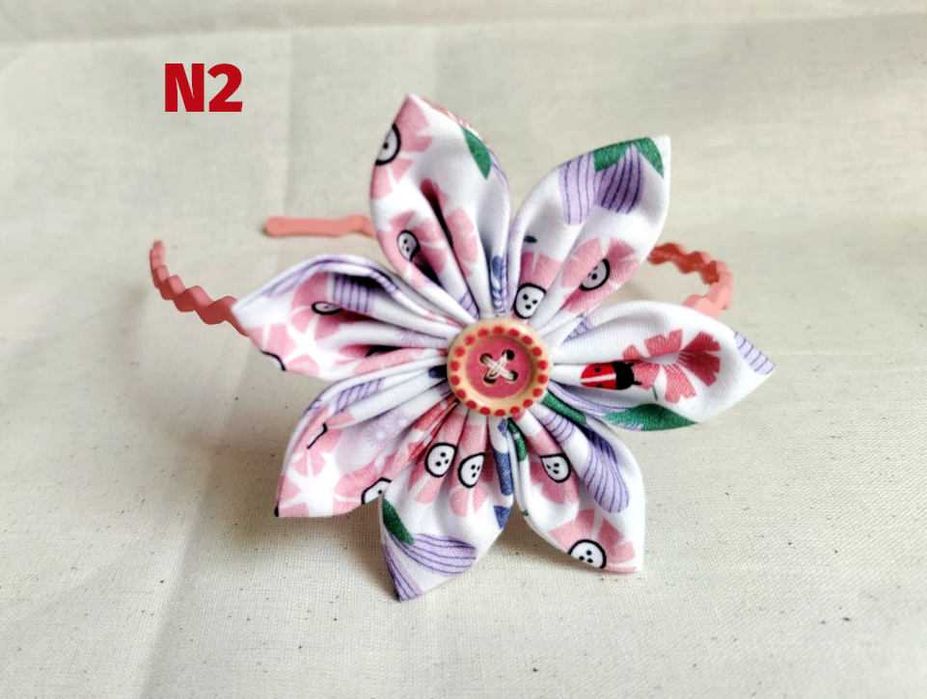 Диадема с цвете, ръчна изработка