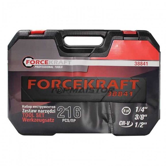 НЕМСКО Гедоре 216 Части FORCE Kraft + Подарък ЛЕД ФЕНЕР