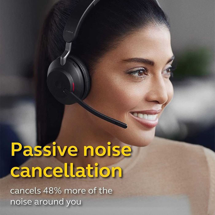 Casti call center  wireless  Jabra Evolve2 65 , USB, Negru,nou