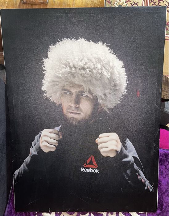 Холст с Хабибом.