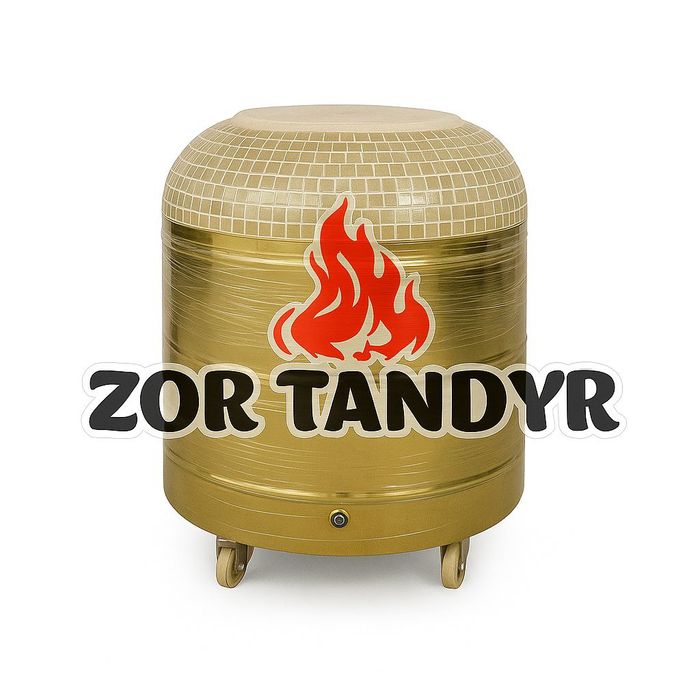 Готовый к работе тандыр в бочке