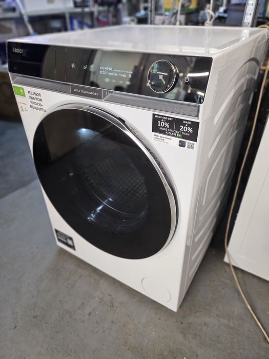Mașină de spălat 12 kg cu uscător cu pompa de caldura integrat Haier HWD120-BD16397EU