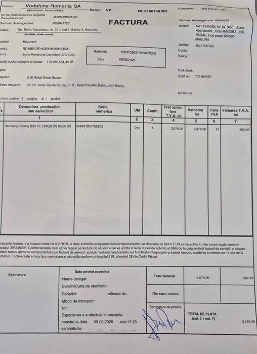 NOU!!!Samsung Galaxy S 25 FE