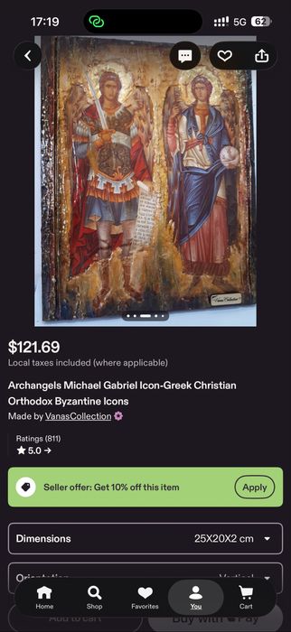 (OFERTA) Set 3 Icoane  Ortodoxe din Grecia - Unice - Lucrate Manual