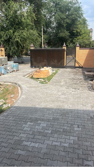 Укладка брусчатка
