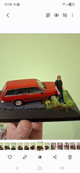 Diorama realizata manual