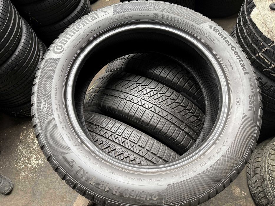 4x Anvelope Iarna 215/60 r18 runflat - Continental WinterContact TS850
