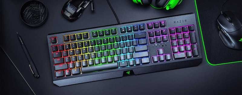 Tastatura mecanica gaming Razer BlackWidow 2019, RZ03-02860100-R3M1, layout US, RGB green switch, negru noua sigilata