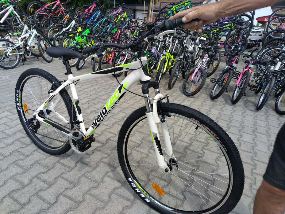 SPRINT Алуминиев велосипед 29" Velotec PRO бял/зелен