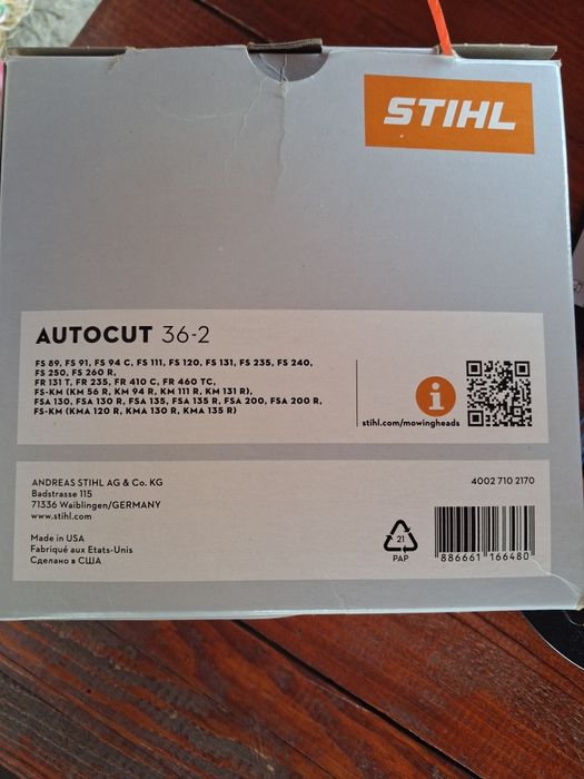 Tambur motocoasa stihl cu fir carbon 3mm stihl