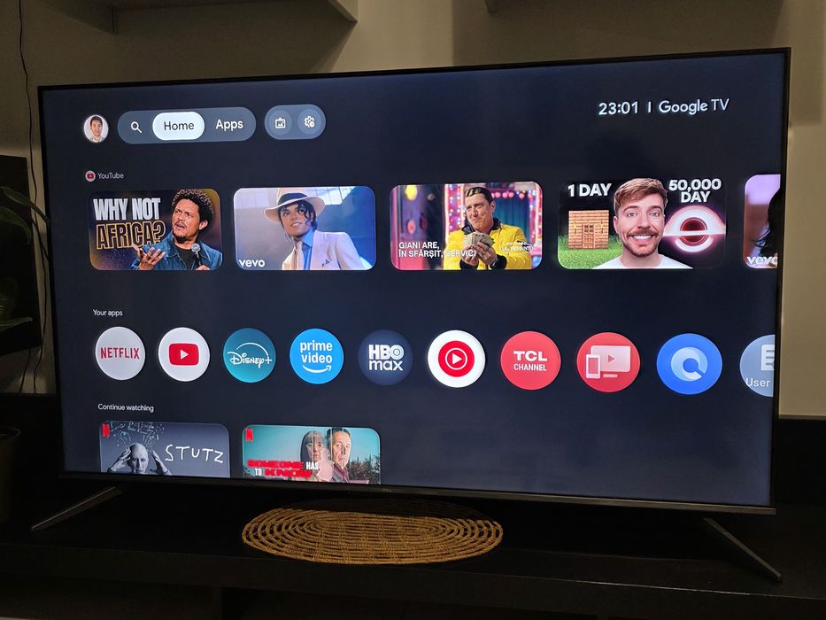 QLED TCL 55C645 – 139 cm, 4K, Ca Nou + Garanție Extinsă 3 ani!