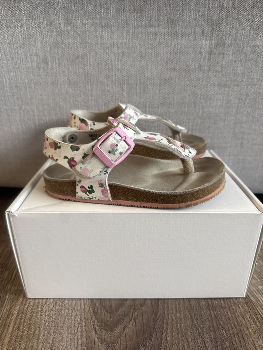 Детски сандали D&G Junior – №26/27, розови на цветя