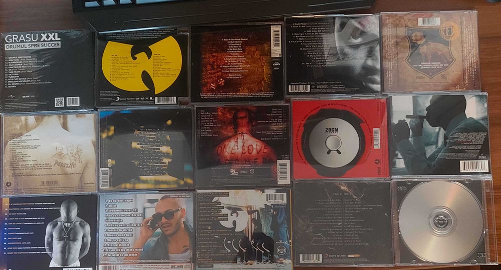 LOT albume cd hip hop/rap/trap/manele romanesti si straine originale