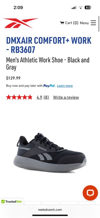 Новый оригинальный Reebok DMXAIR COMFORT+ WORK - RB3607