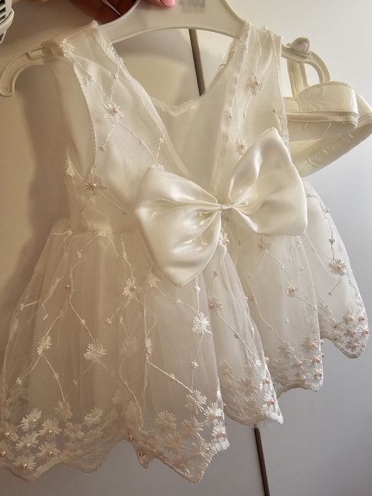 Бебешка рокля с перли