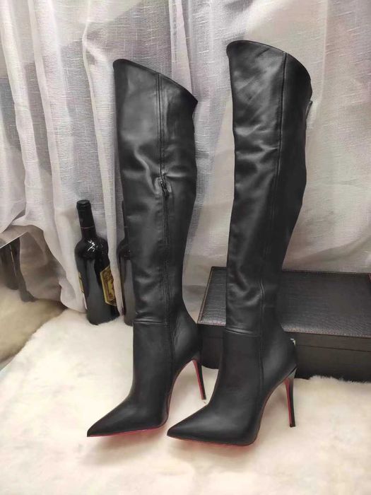 Cizme din piele Louboutin 120mm-100mm