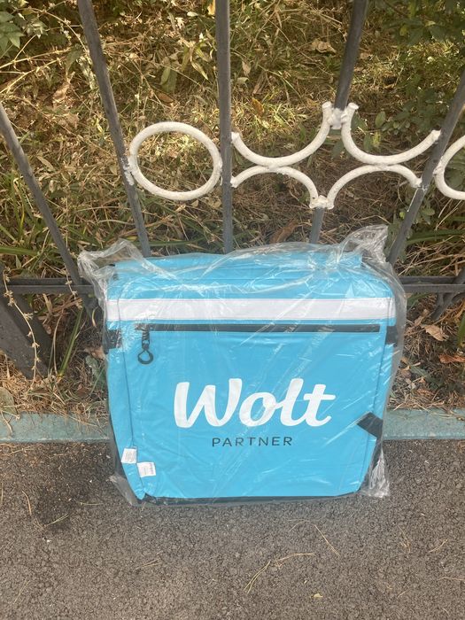 Wolt термосумка дья мопеда большая