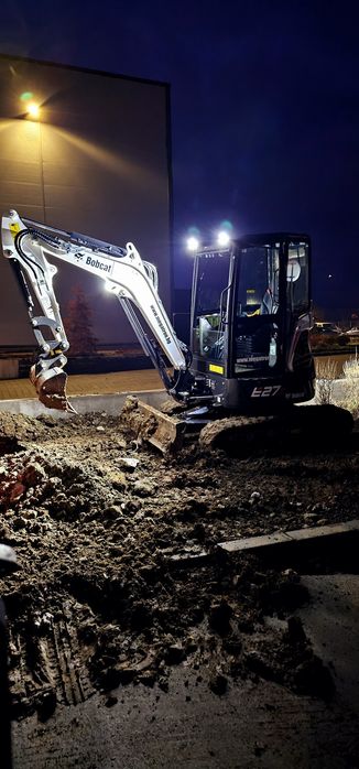 Услуги с мини багер Бобкат