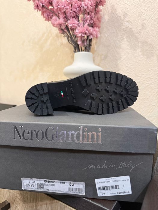 НОВИ дамски боти NeroGiardini номер 36 с касова бележка и гаранция