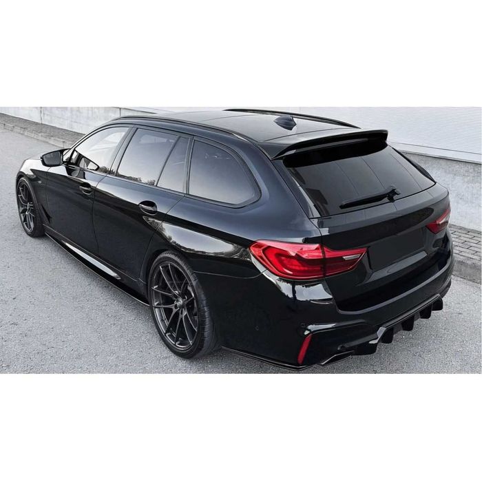 Спойлер за заден капак BMW 5 Series G31 Touring (2017–2023) – M Performance Style, черен гланц