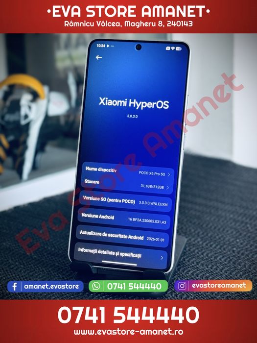 POCO X6 Pro 5G Grey 512GB 12GB RAM Dual SIM