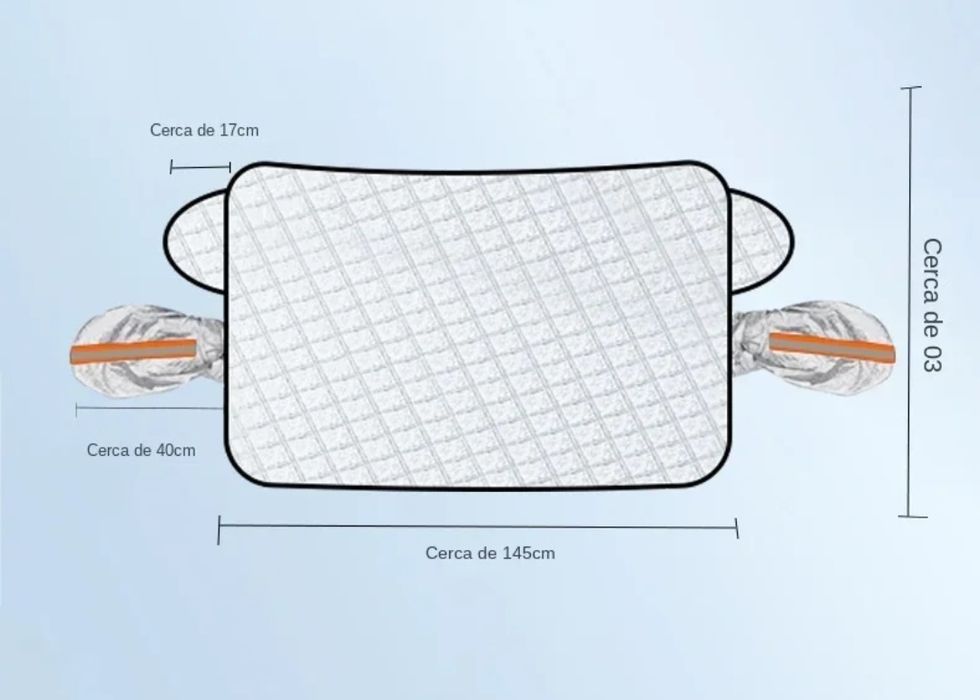 Prelata Parbriz și Oglinzi Prelata Termica Anti Îngheț Auto și Suv