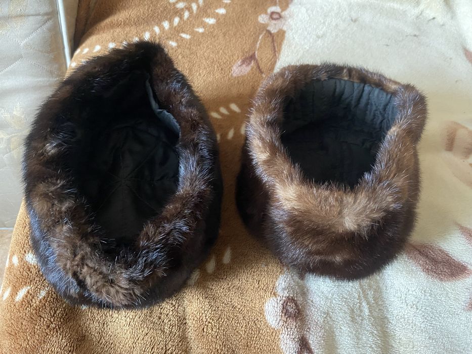 Продам 2е норковые формовки (шапки)