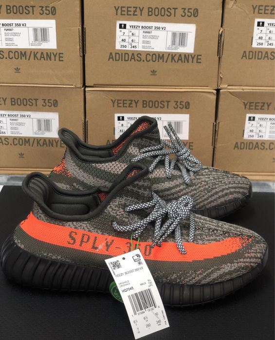 Yeezy 350 V2 Carbon Beluga Reflect Beluga Carbon Beluga Yeezy 350 V2