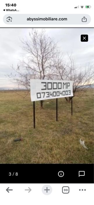 OPORTUNITATE! Teren 3.000mp-centura Iasi-Parcul Industrial Miroslava