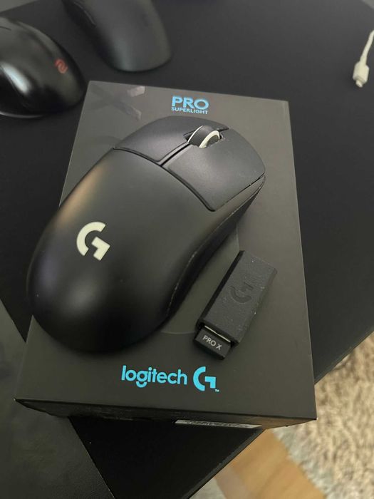 Mouse Gaming:  Logitech Pro X Superlight Wireless, Negru
