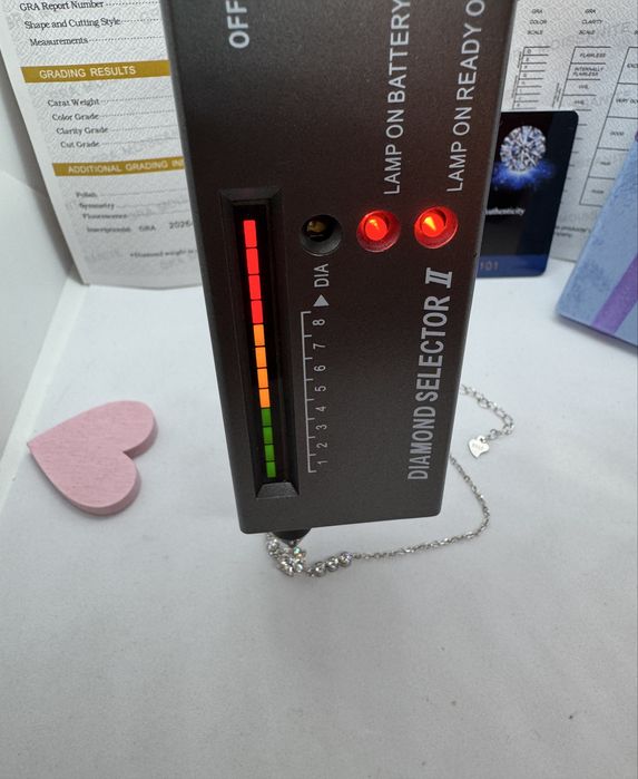 Сребърна гривна с мойсанит (диамант) 1 карат