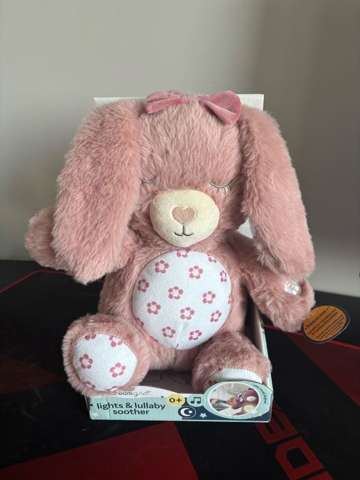 Зайче за заспиване със звук и светлина за бебета - 0 месеца - НОВО