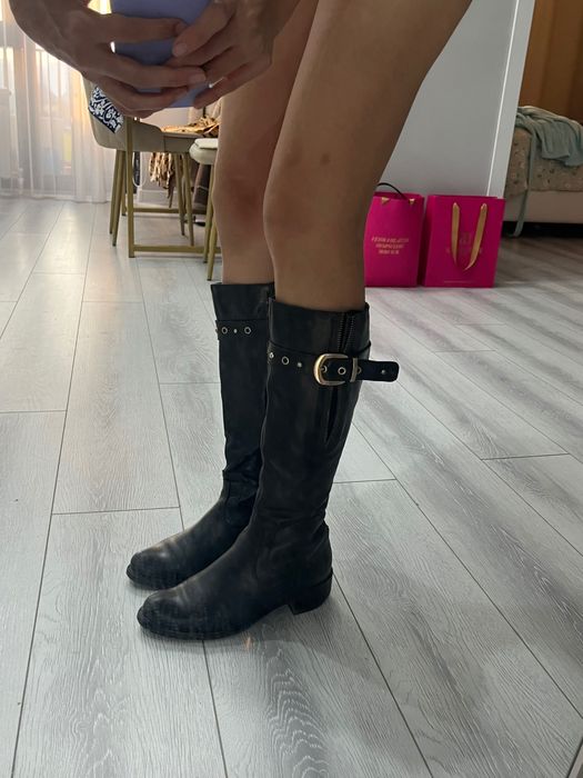Сапоги кожаные бренд Clarks