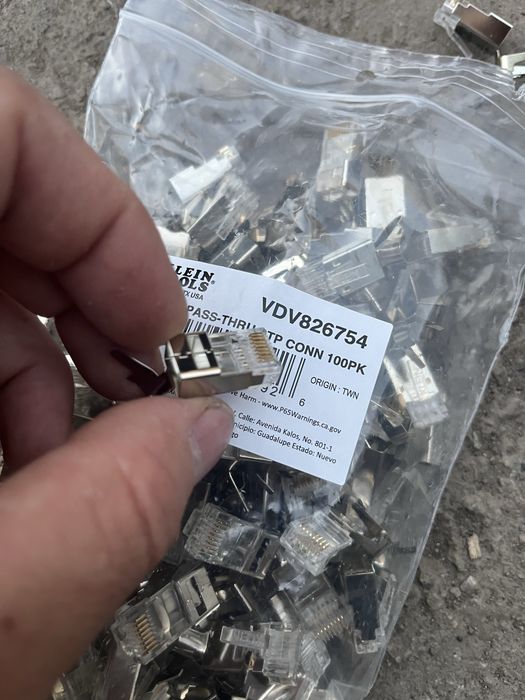 Продам коннектора RG 45 (CAT 6A)