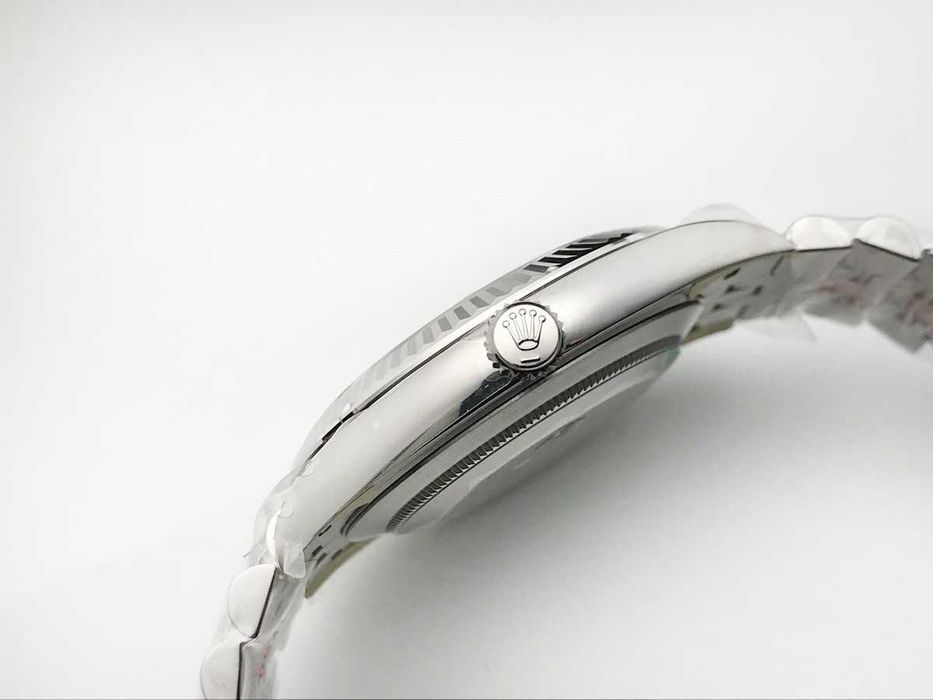 Rolex Datejust 41mm Fluted Bezel Silver Dial Jubilee – мъжки часовник – реални снимки